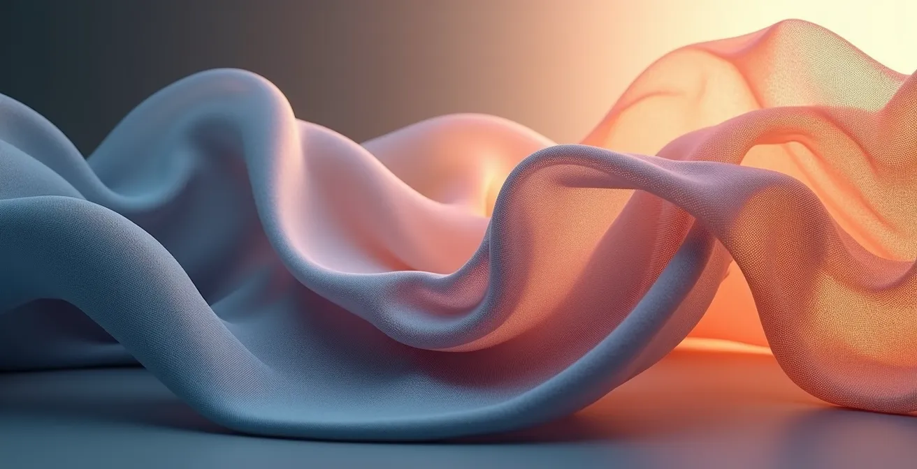 Détail technique d'un body sculptant avec zones de compression différenciées