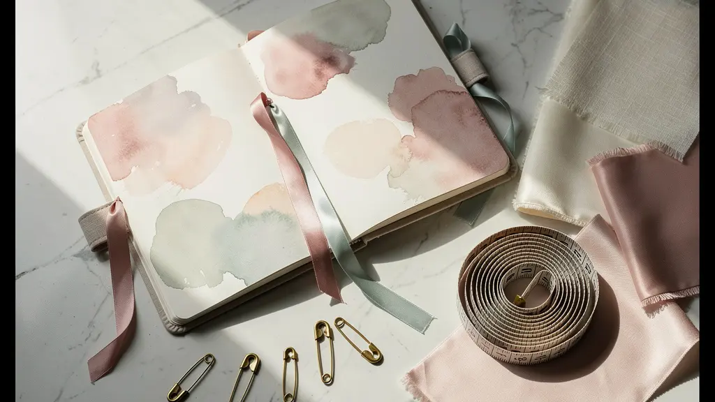 Planning visuel des étapes d'achat de lingerie de mariage avec timeline et repères temporels