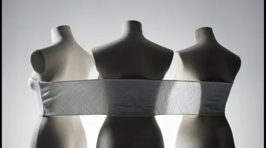 Comparaison visuelle entre différentes largeurs de bandes dorsales de soutiens-gorge et leur impact sur le maintien